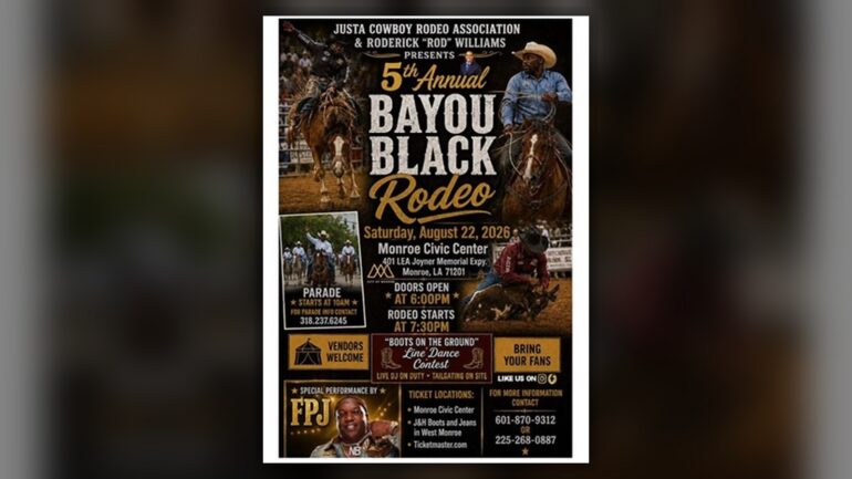 5th Annual Bayou Black Rodeo in Monroe, Louisiana